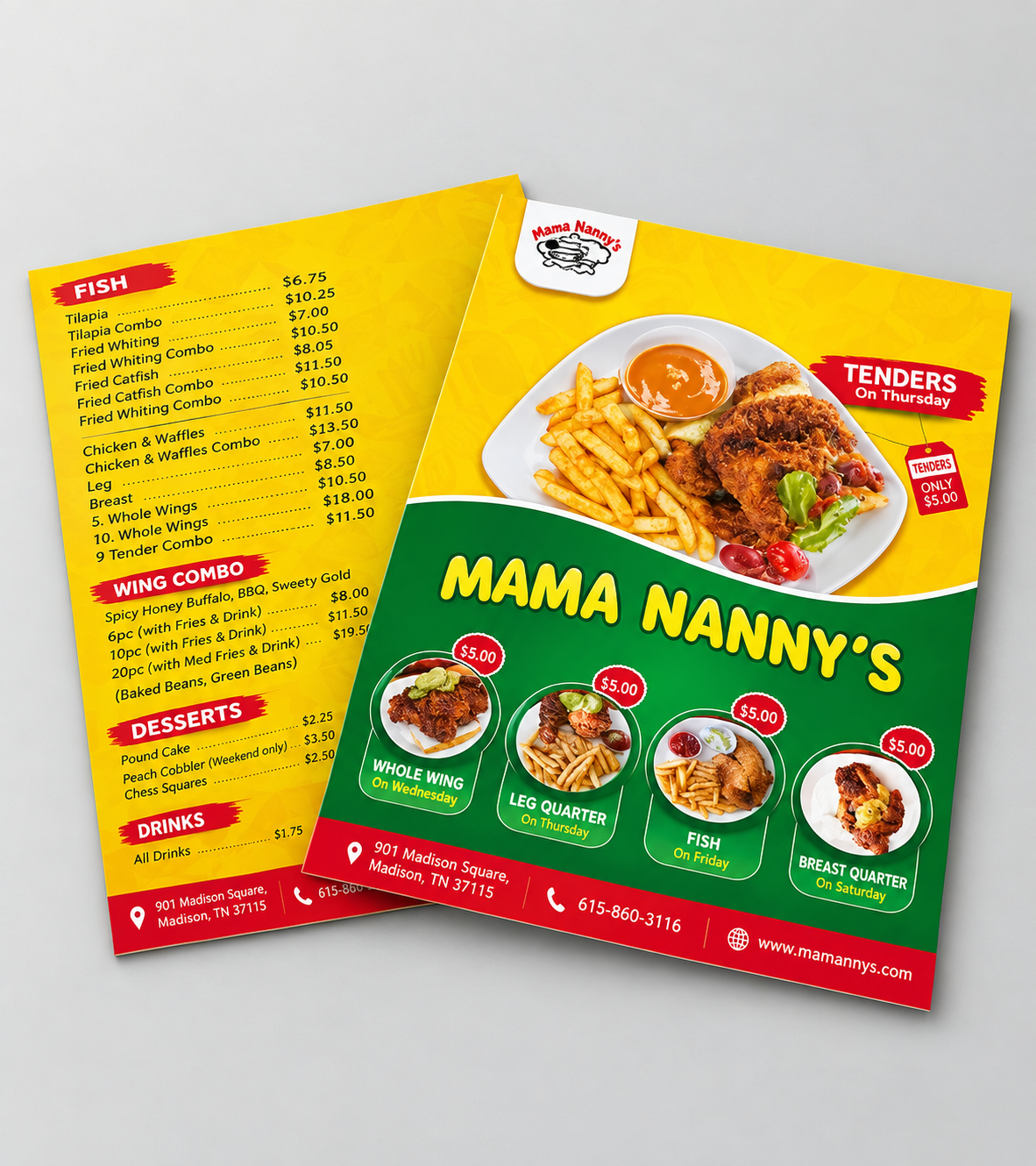 Restaurant Menu